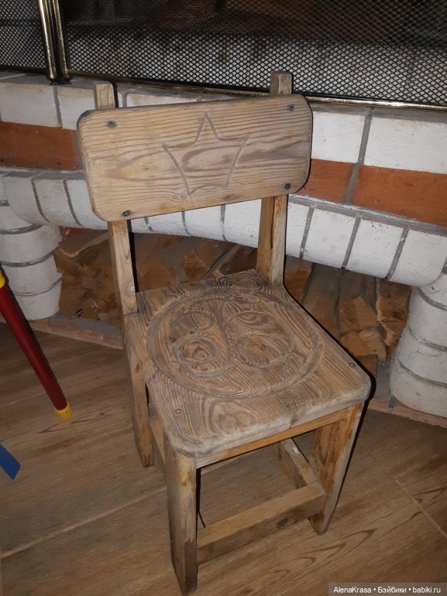 Стул дерево для антикварных кукол (фото 6)