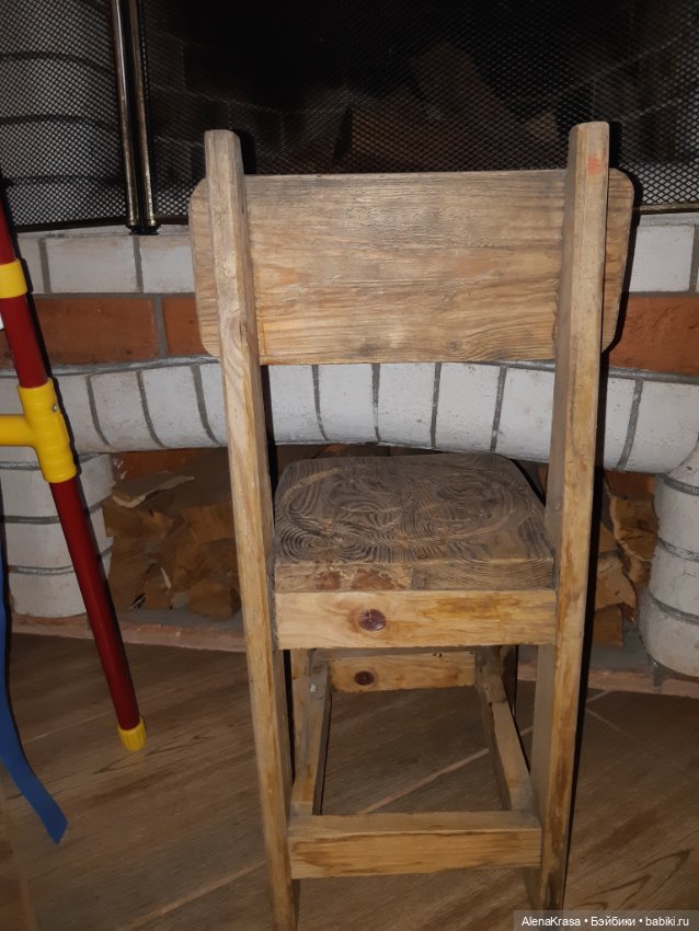 Стул дерево для антикварных кукол (фото 2)