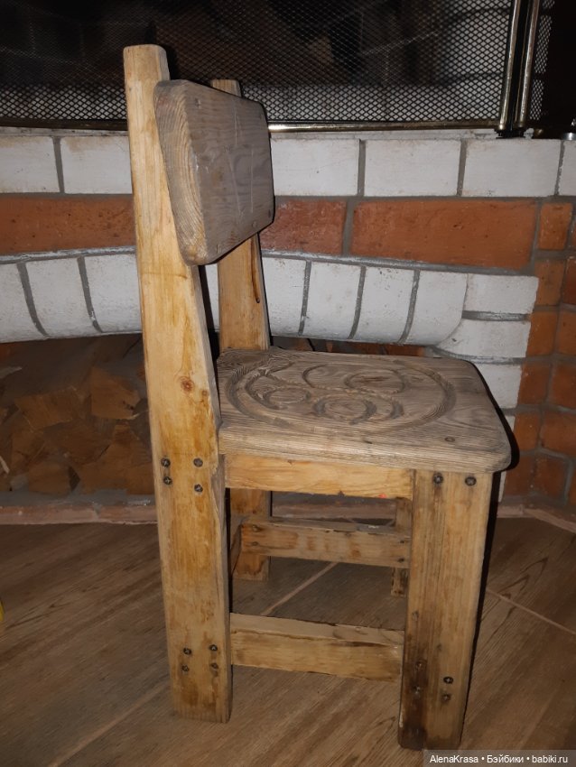 Стул дерево для антикварных кукол (фото 5)