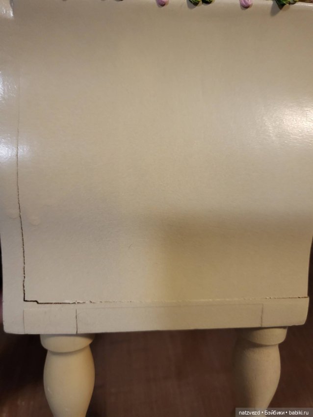 Диван (софа, кушетка) "Ellowyne's Chaise" для кукол Tonner (Тоннер) и других формата 1/4 (фото 4)