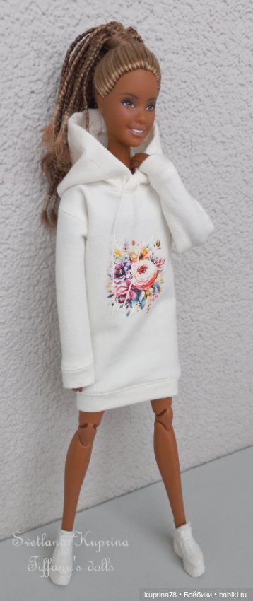 Платье худи оверсайз на девочек 1/6 (фото 2)