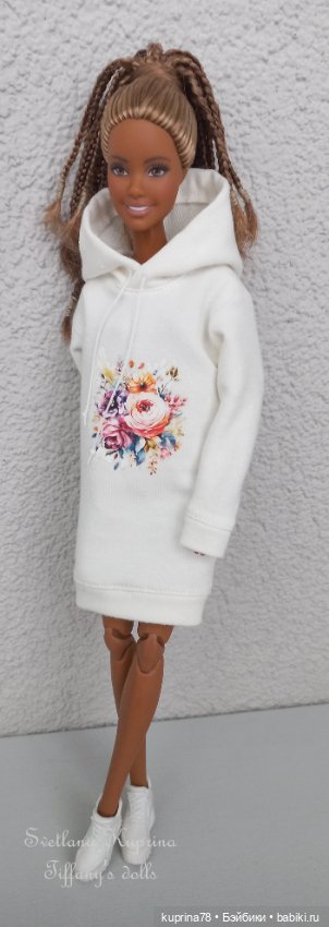 Платье худи оверсайз на девочек 1/6 (фото 4)