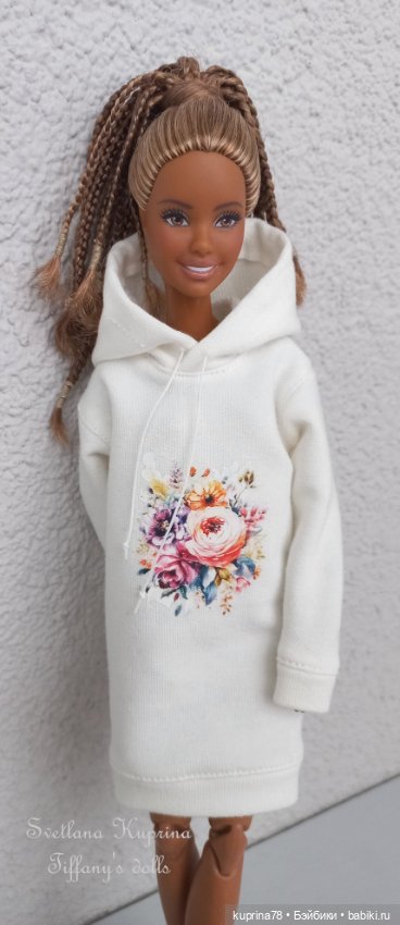 Платье худи оверсайз на девочек 1/6 (фото 3)