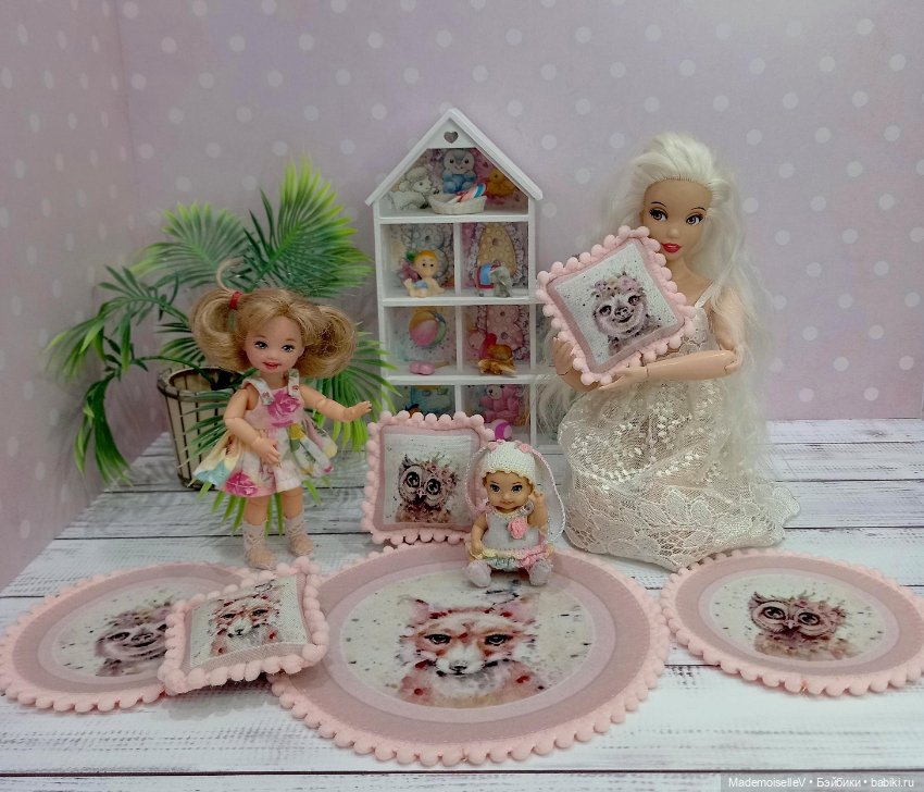 Коллекция текстиля "Мордочки" № 132, 133