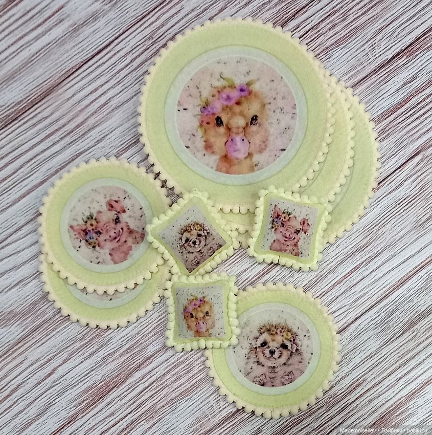 Коллекция текстиля "Мордочки" № 138