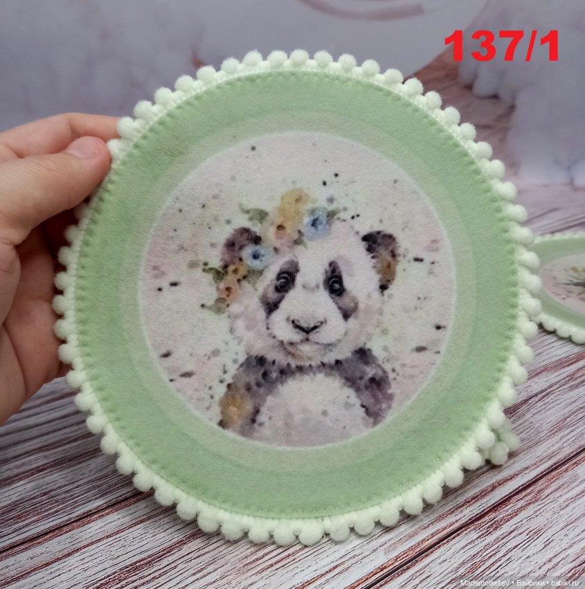 Коллекция текстиля "Мордочки" № 136, 137