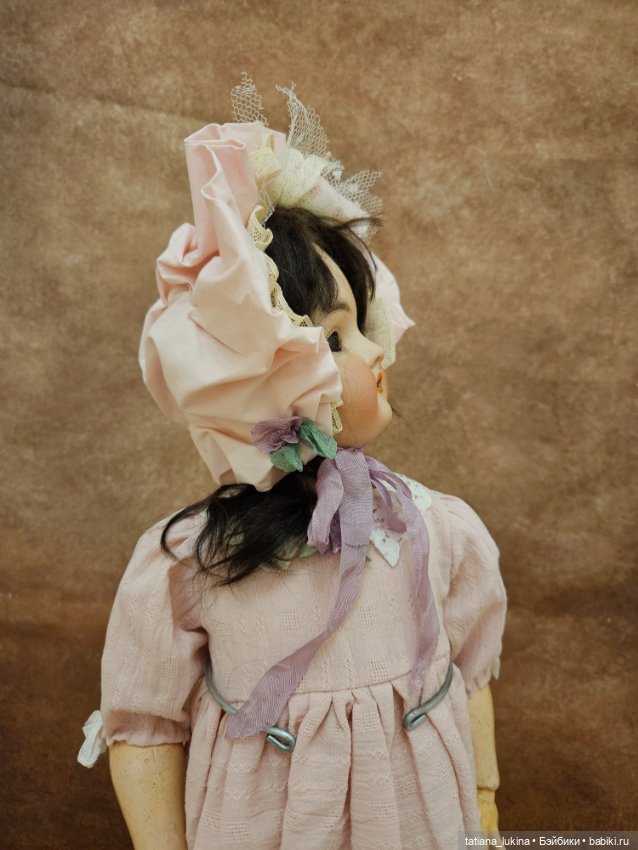 Платье для антикварной куклы на рост 57см (фото 3)