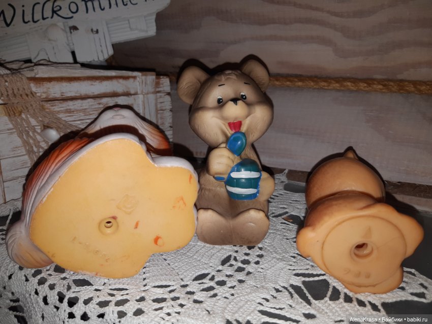 Лот резиновых игрушек СССР