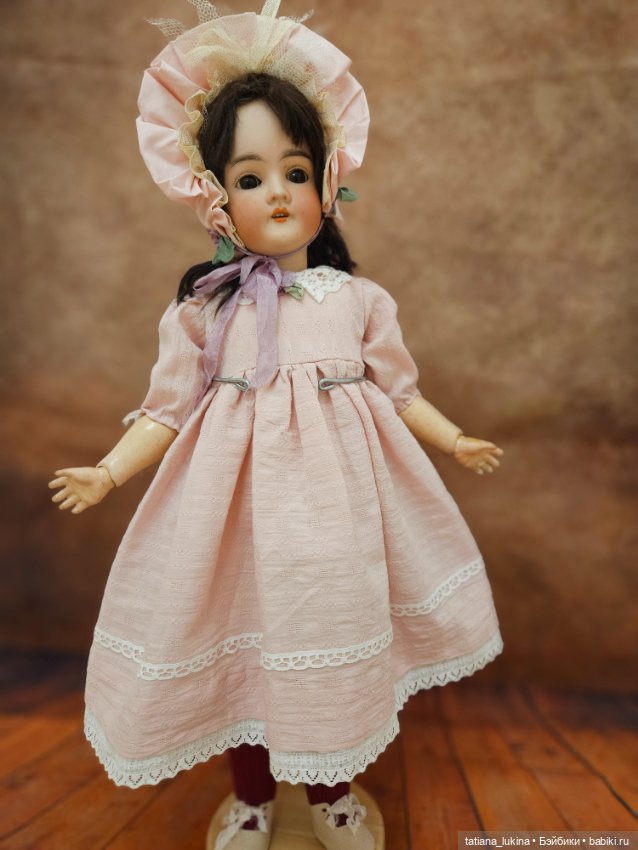 Платье для антикварной куклы на рост 57см (фото 4)
