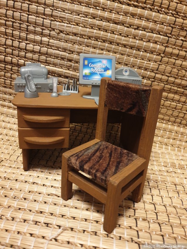 Офис для 1:6 — Кукольная мебель (фото 4)