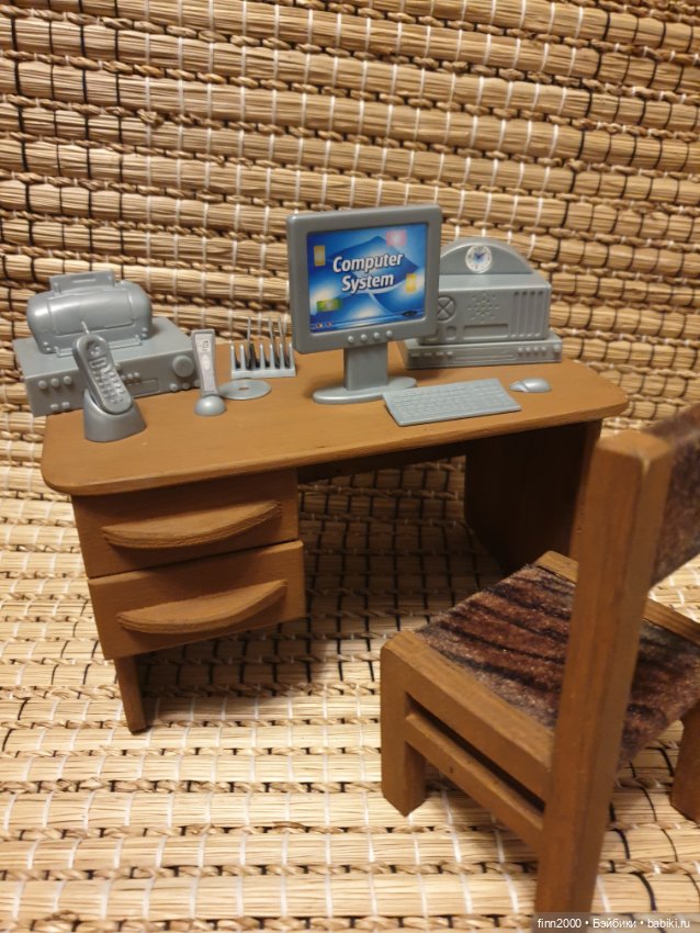 Офис для 1:6 — Кукольная мебель