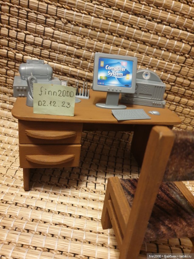 Офис для 1:6 — Кукольная мебель (фото 6)