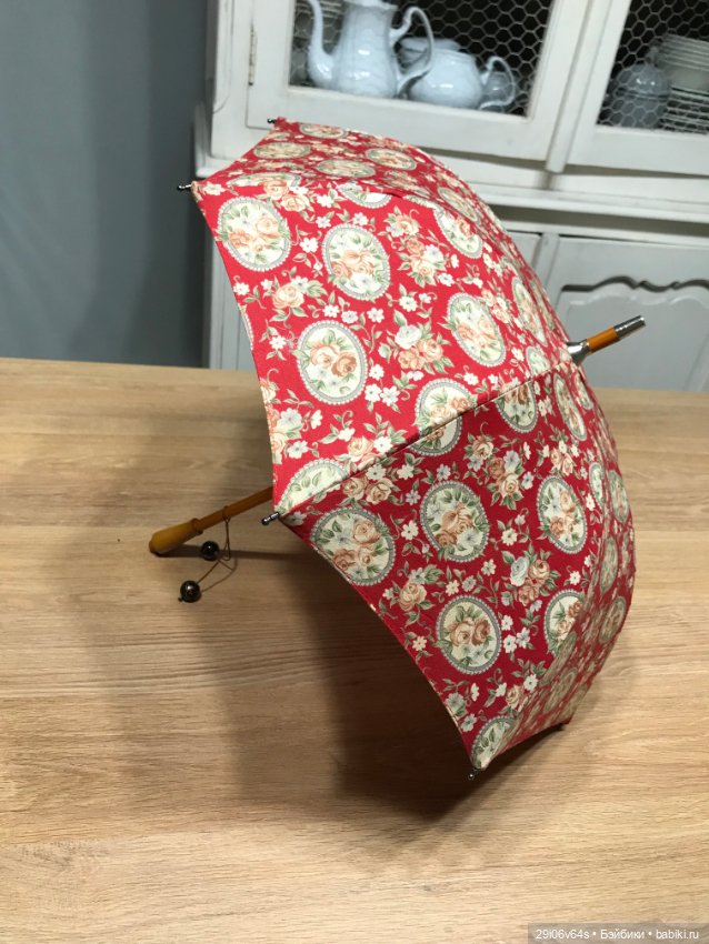 Винтажный зонтик для кукол (фото 5)