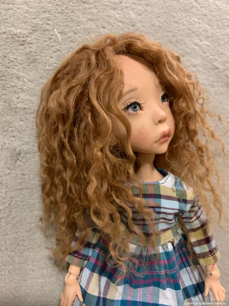 Парик авторский для кукол Татьяны Филенко