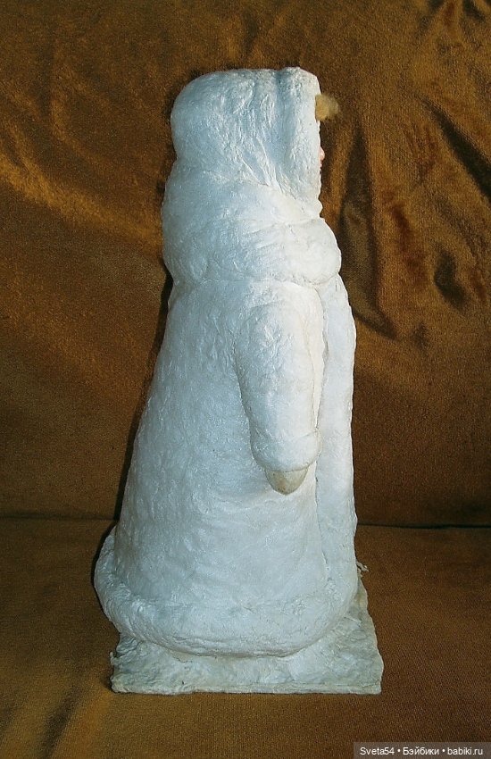 СССР. Украина. Донецк. 1966. Снегурочка. Ватная. Лицо прессопилки. Полная реставрация (фото 6)