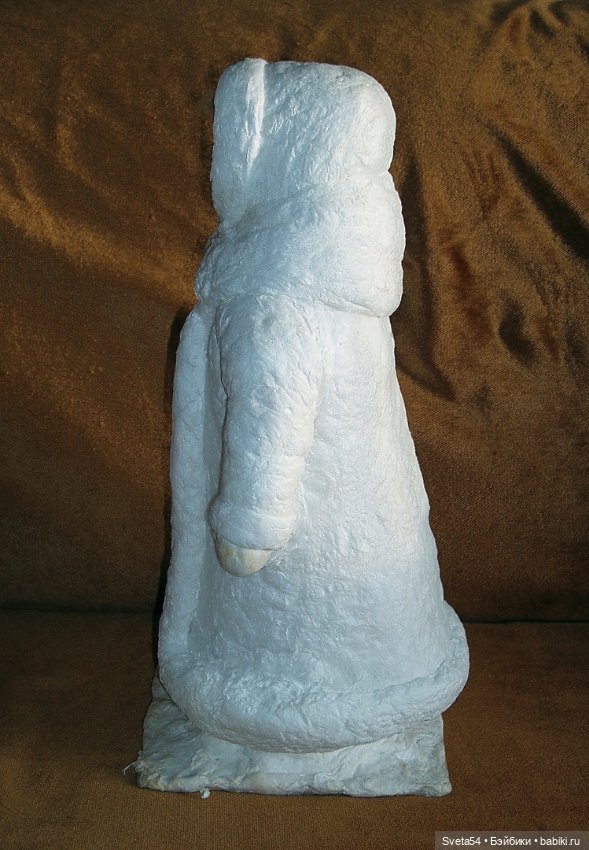 СССР. Украина. Донецк. 1966. Снегурочка. Ватная. Лицо прессопилки. Полная реставрация (фото 7)