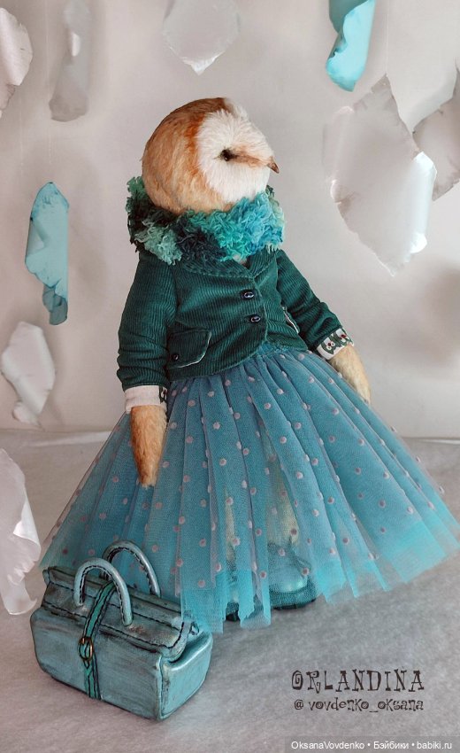 Хедвиг Поттер ООАК сова тедди от Орландины (фото 8)