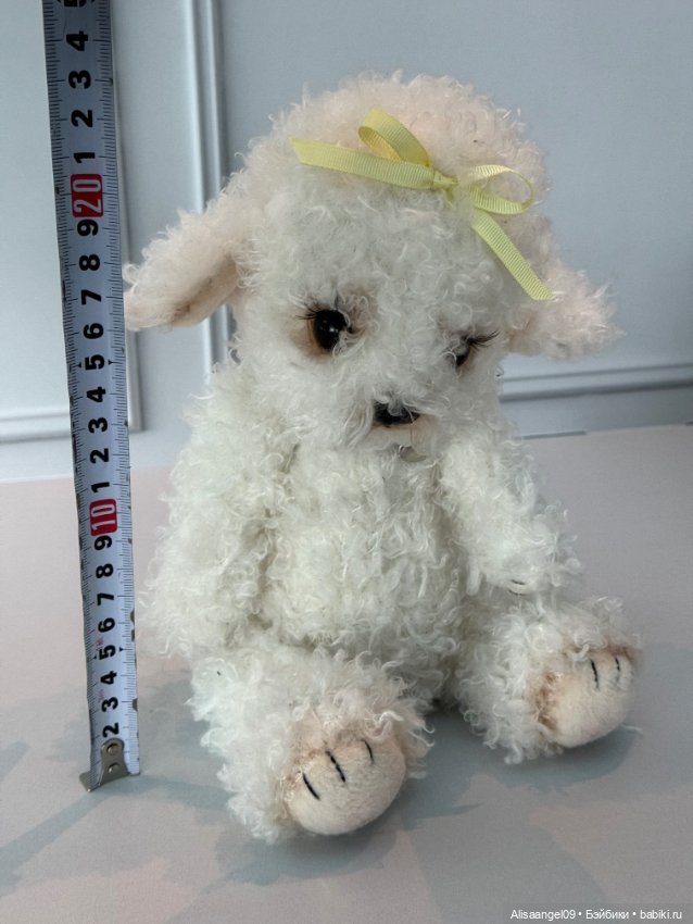 Милый белый щеночек — Авторские игрушки (фото 9)