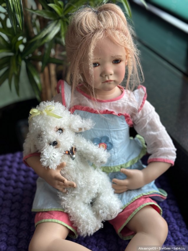 Милый белый щеночек — Авторские игрушки (фото 4)