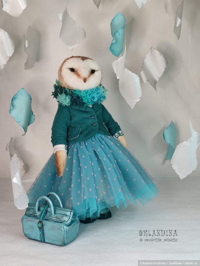 Хедвиг Поттер ООАК сова тедди от Орландины