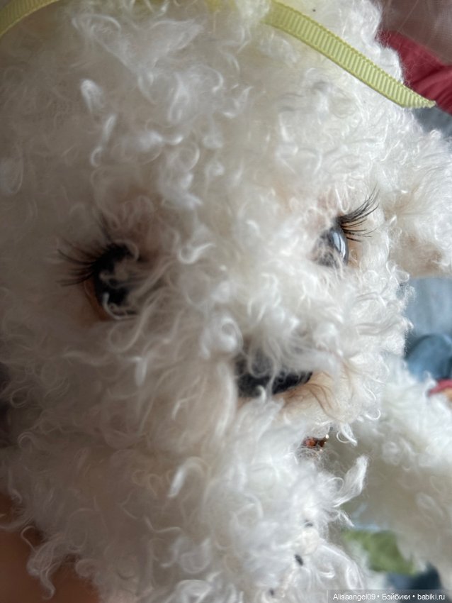 Милый белый щеночек — Авторские игрушки (фото 3)