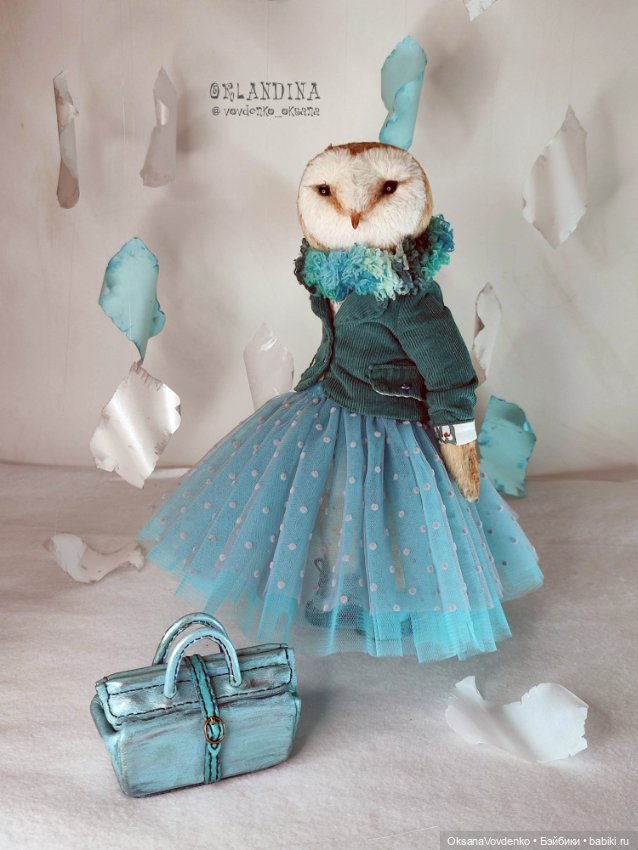 Хедвиг Поттер ООАК сова тедди от Орландины (фото 3)