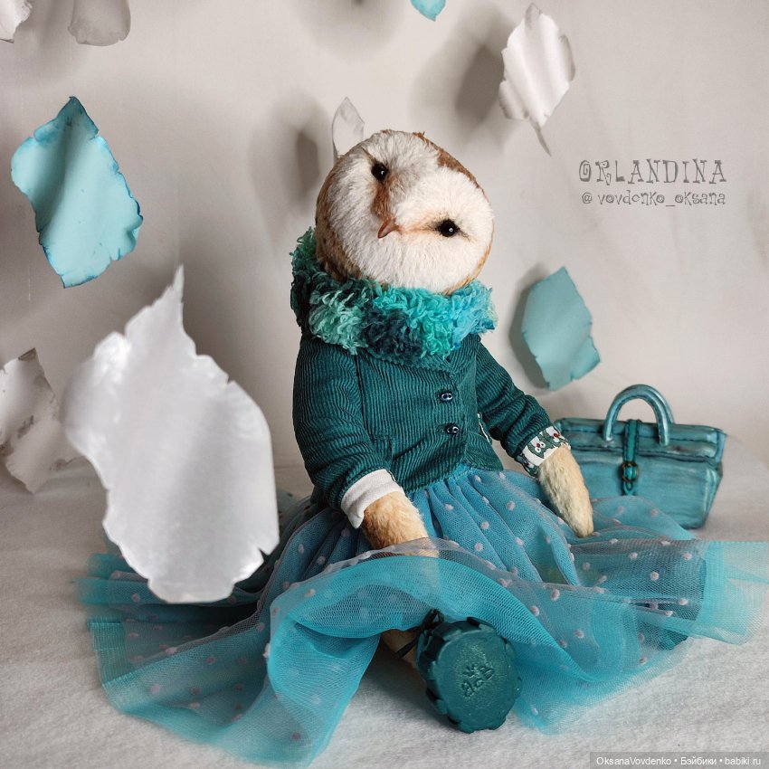 Хедвиг Поттер ООАК сова тедди от Орландины (фото 4)