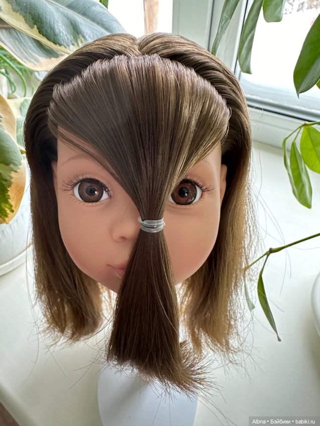 Допрошью волосы вашей кукле Gotz (фото 7)