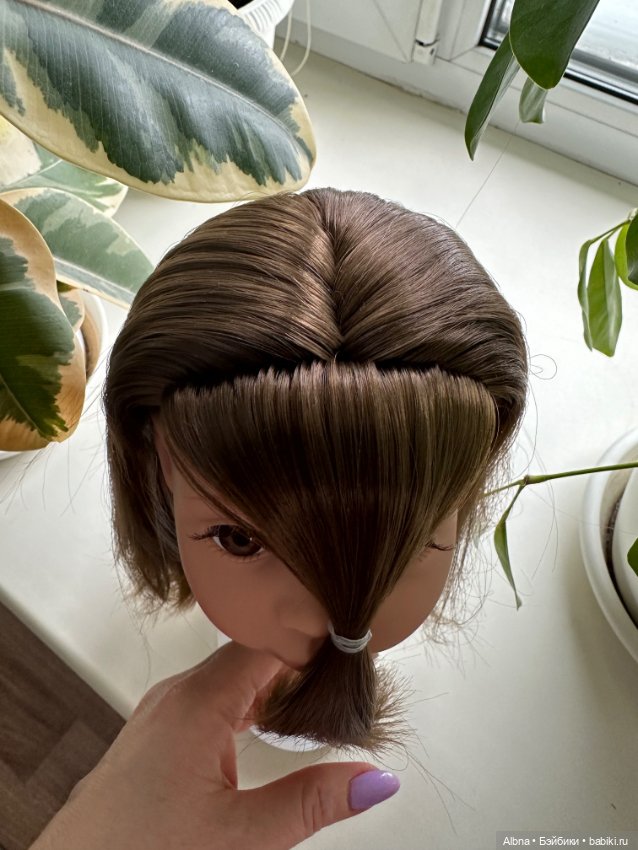 Допрошью волосы вашей кукле Gotz (фото 8)