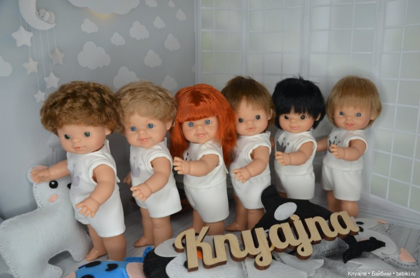 Паолитас, кукла пупс Дима в пижамке от Паола Рейна на прямых ножках, еще один (фото 7)