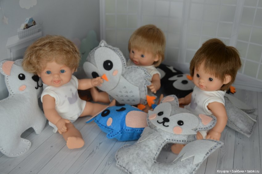 Паолитас, кукла пупс Дима в пижамке от Паола Рейна на прямых ножках, еще один (фото 5)