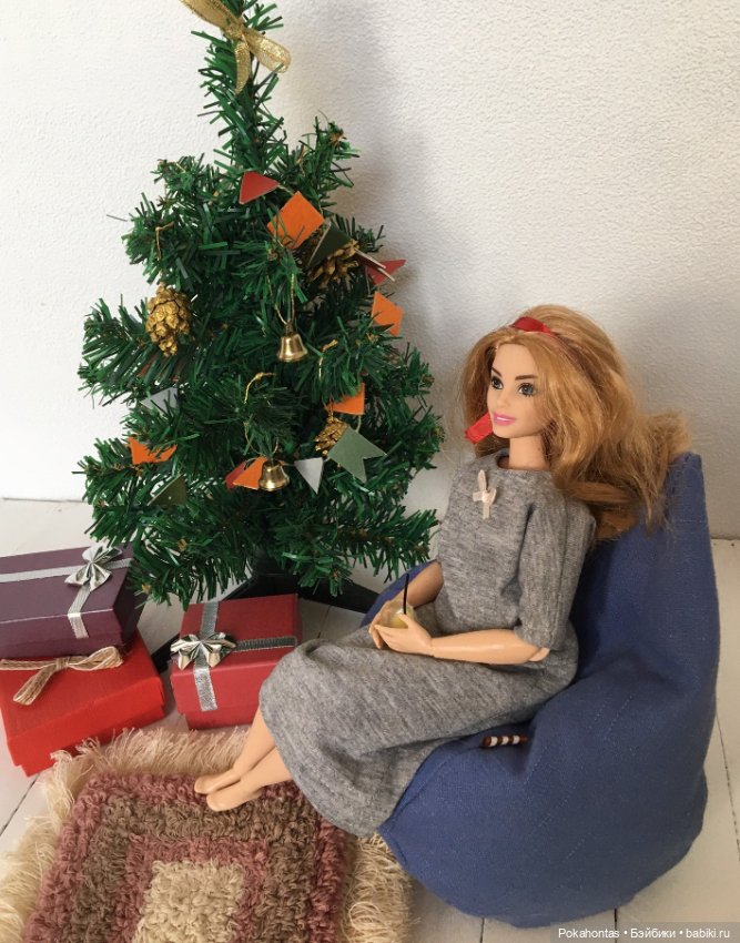 Кресло-мешок для кукол формата Барби и других (фото 8)