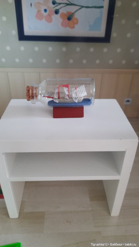 Бутылочка для декора — Миниатюра для кукол (фото 2)