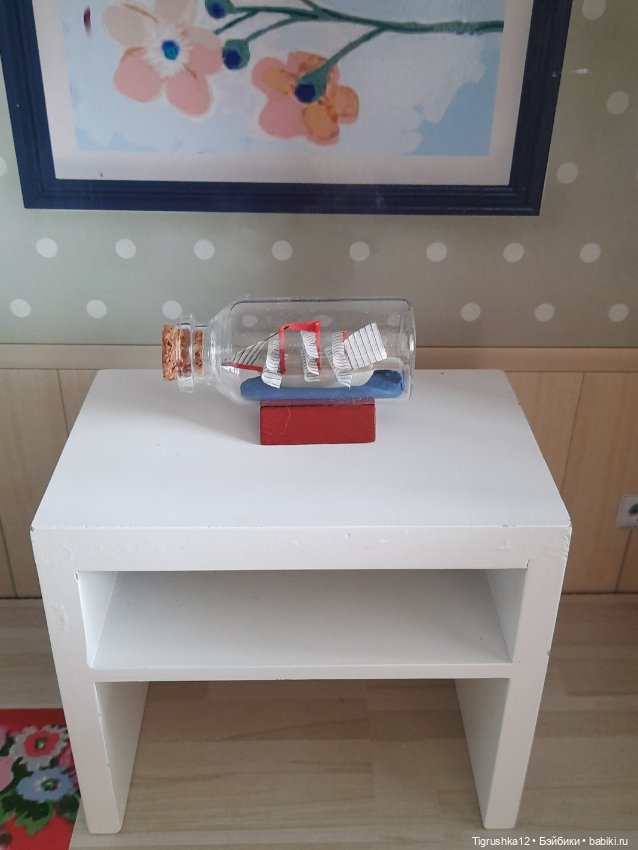 Бутылочка для декора — Миниатюра для кукол (фото 3)