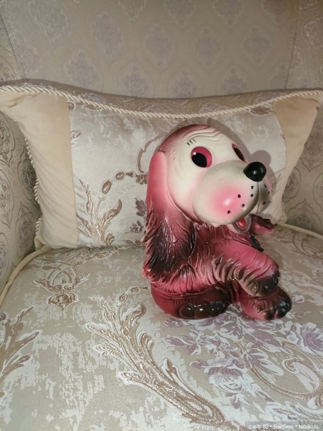 Огромный резиновый щенок СССР (фото 7)