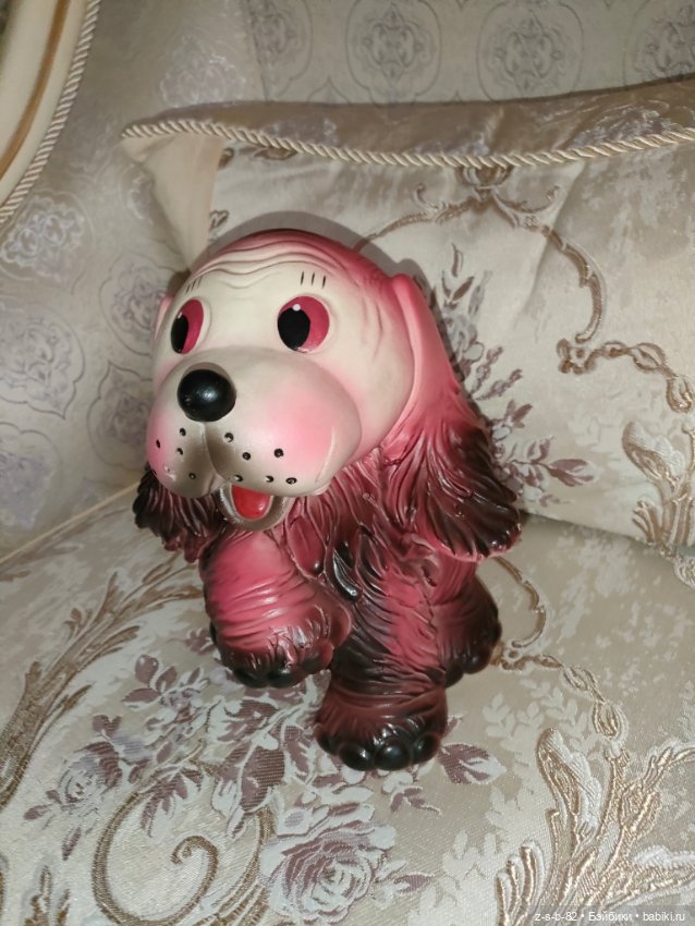 Огромный резиновый щенок СССР (фото 6)