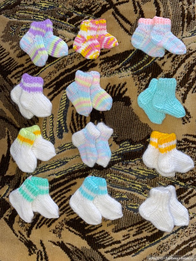 Вязаные носочки для дочек и сыночков.2