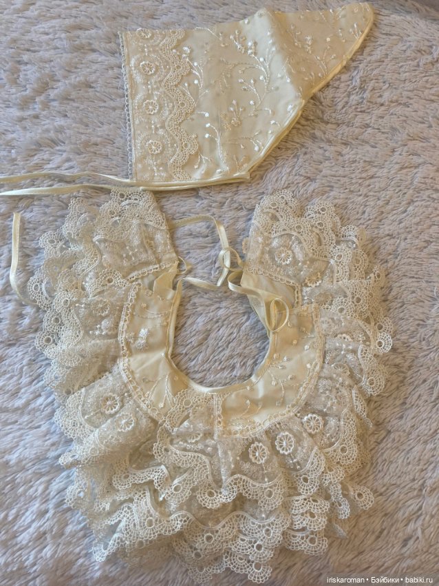 Крестильный наряд для большой куклы (фото 7)