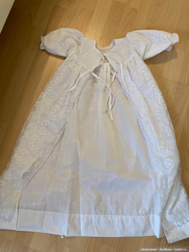 Крестильный наряд для большой куклы (фото 5)