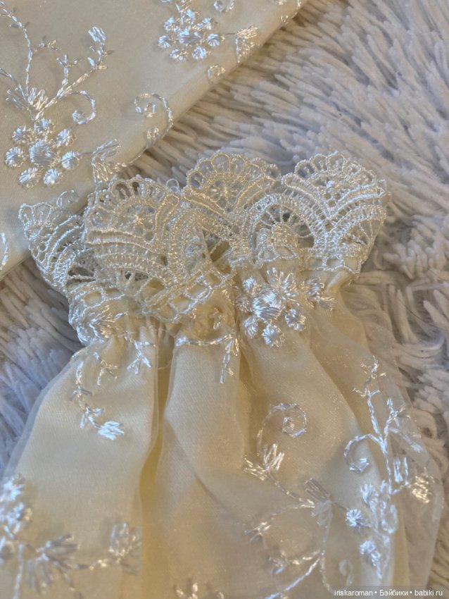 Крестильный наряд для большой куклы (фото 3)
