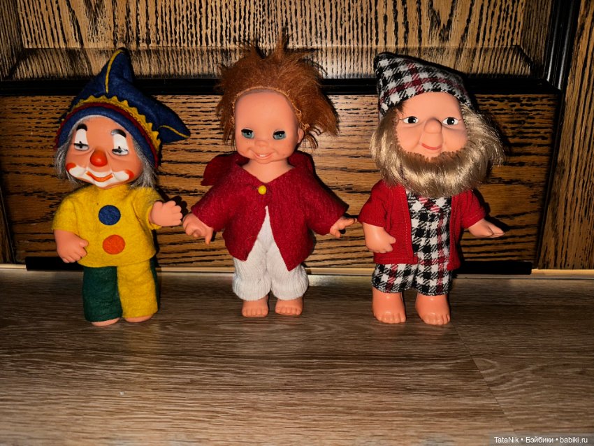 Куклы чудики 3 штуки — Винтажные куклы и игрушки детства