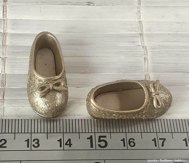 Золотые re-ment туфельки на Золушку (фото 2)