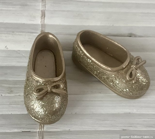 Золотые re-ment туфельки на Золушку