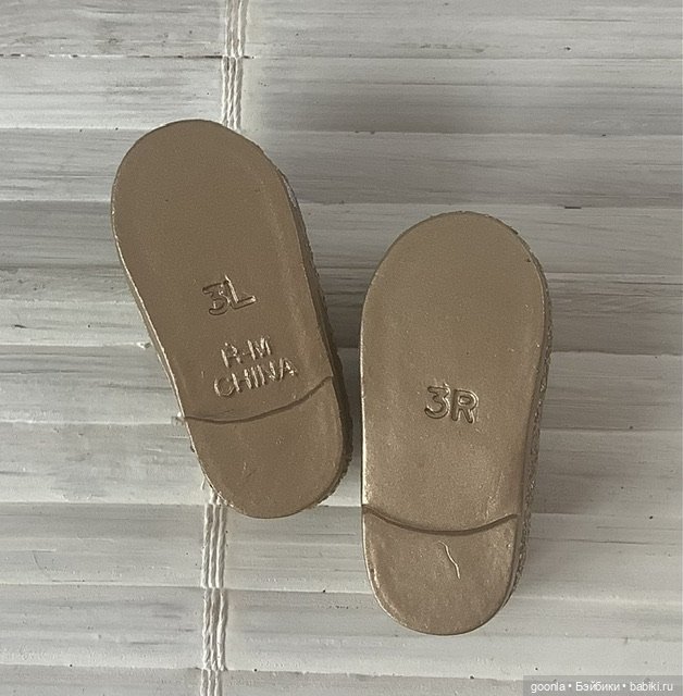 Золотые re-ment туфельки на Золушку (фото 3)