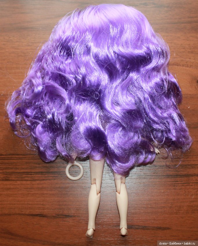 Кукла Блайз (Blythe) ТБЛ, скнтон normal, сиреневые волосы, с зубками (фото 7)