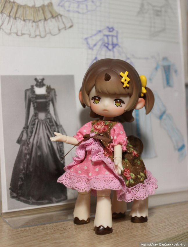 Платье "Розовые розы" на кентаврика Penny'sBox