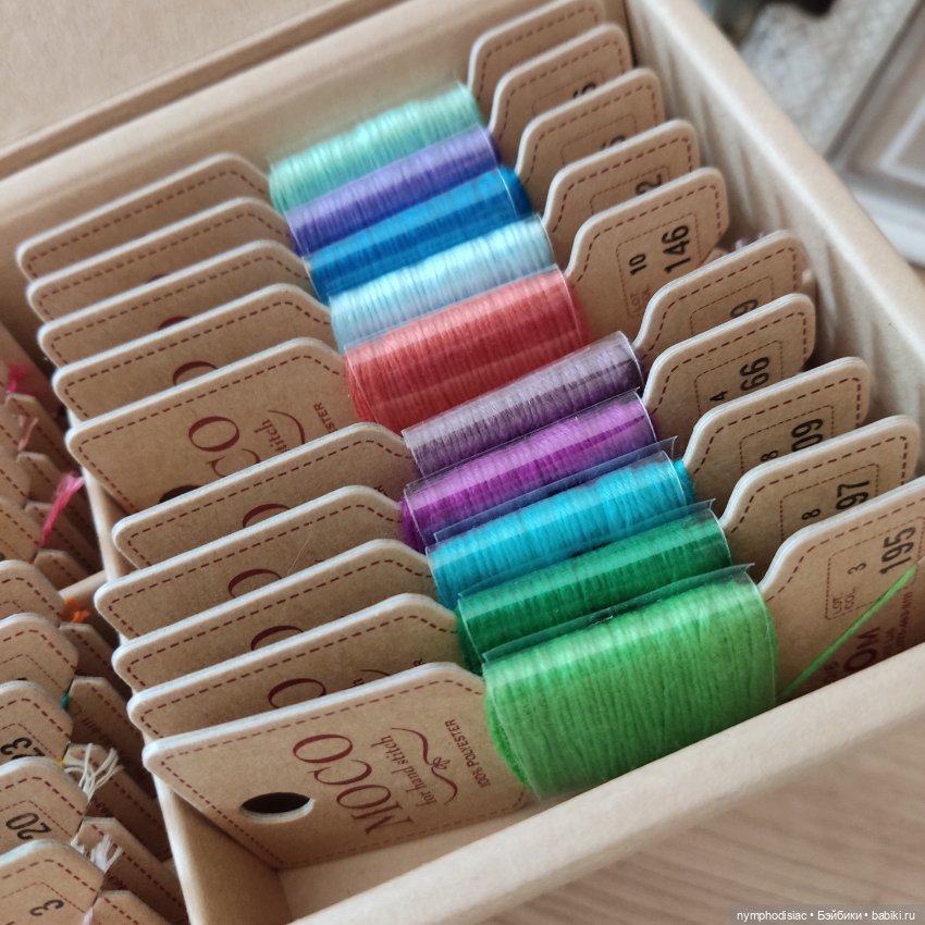 Набор японских ниток для стежки сашико Moco (фото 3)