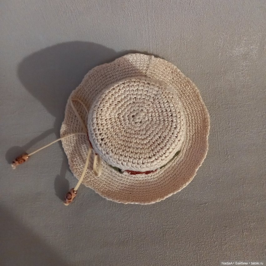 Ажурная шляпа для bjd 1/4 (фото 2)
