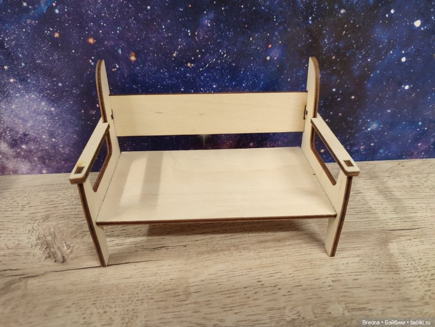 Диван и кресло в советском стиле 1:12