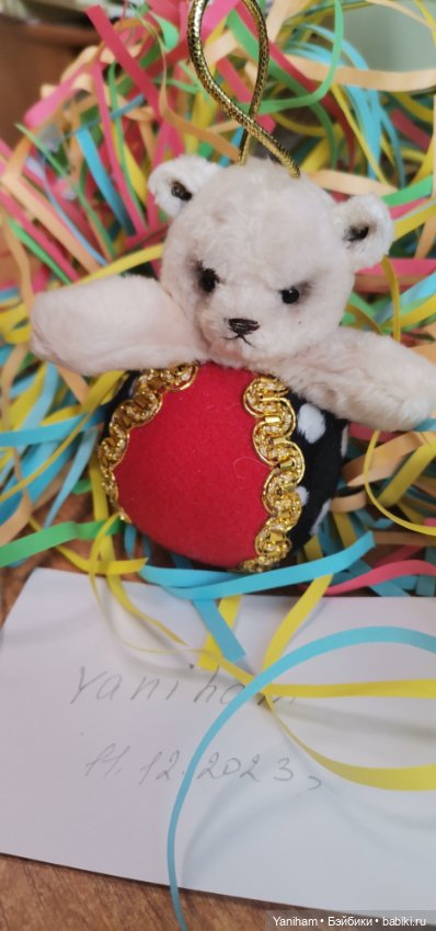 Мишка шарик в стиле тедди (фото 6)